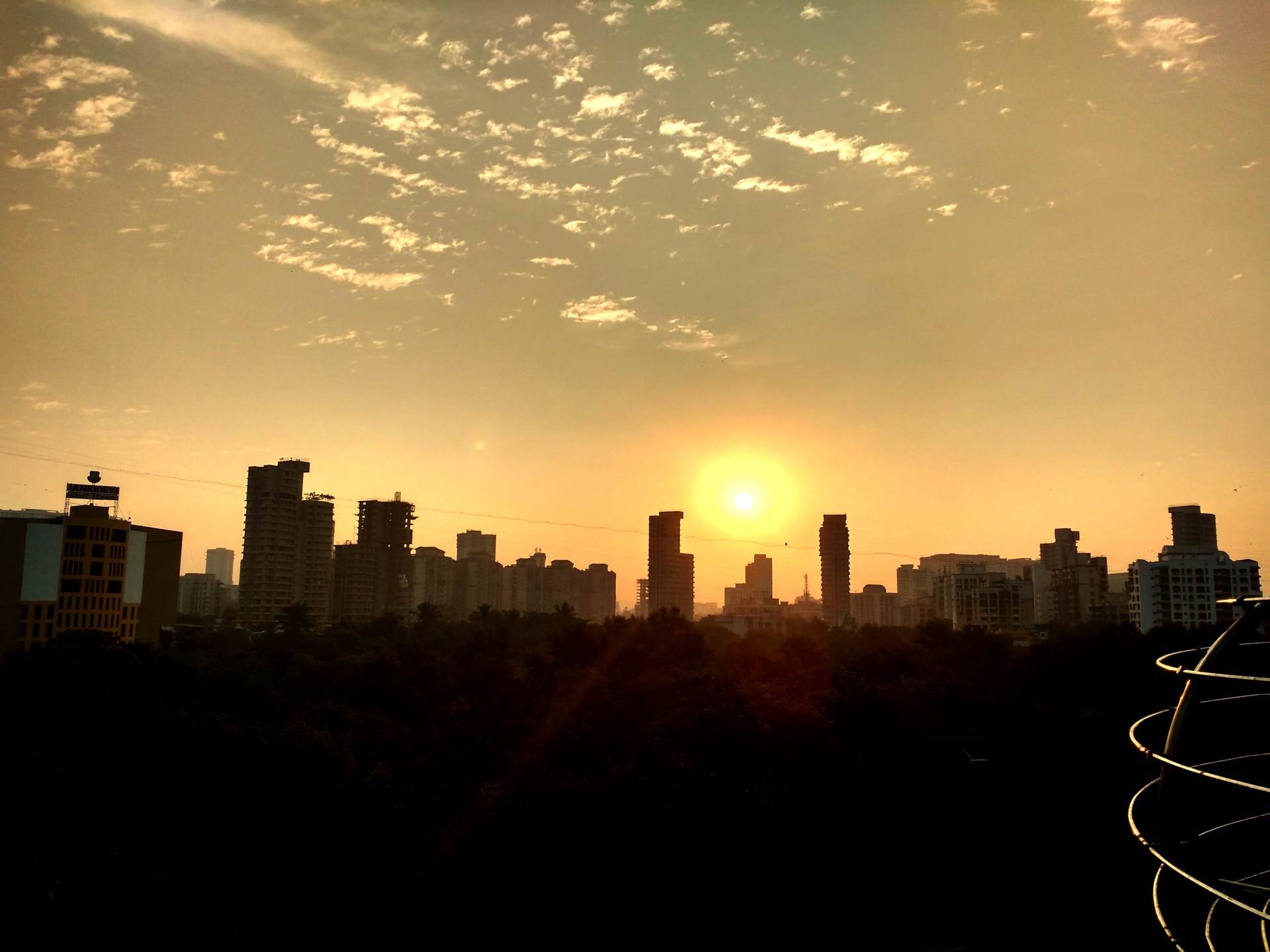 sunrise metro city mumbai free photo