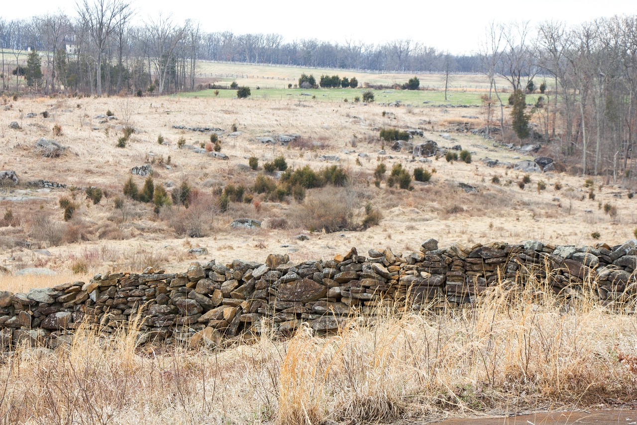 civil war gettysburg battlefield free photo