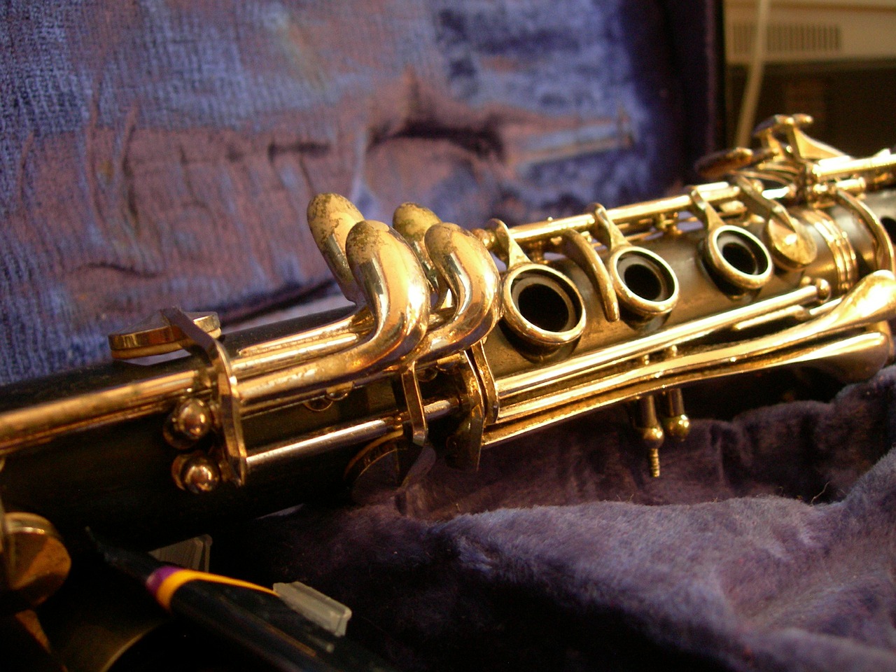 clarinet gold kit free photo