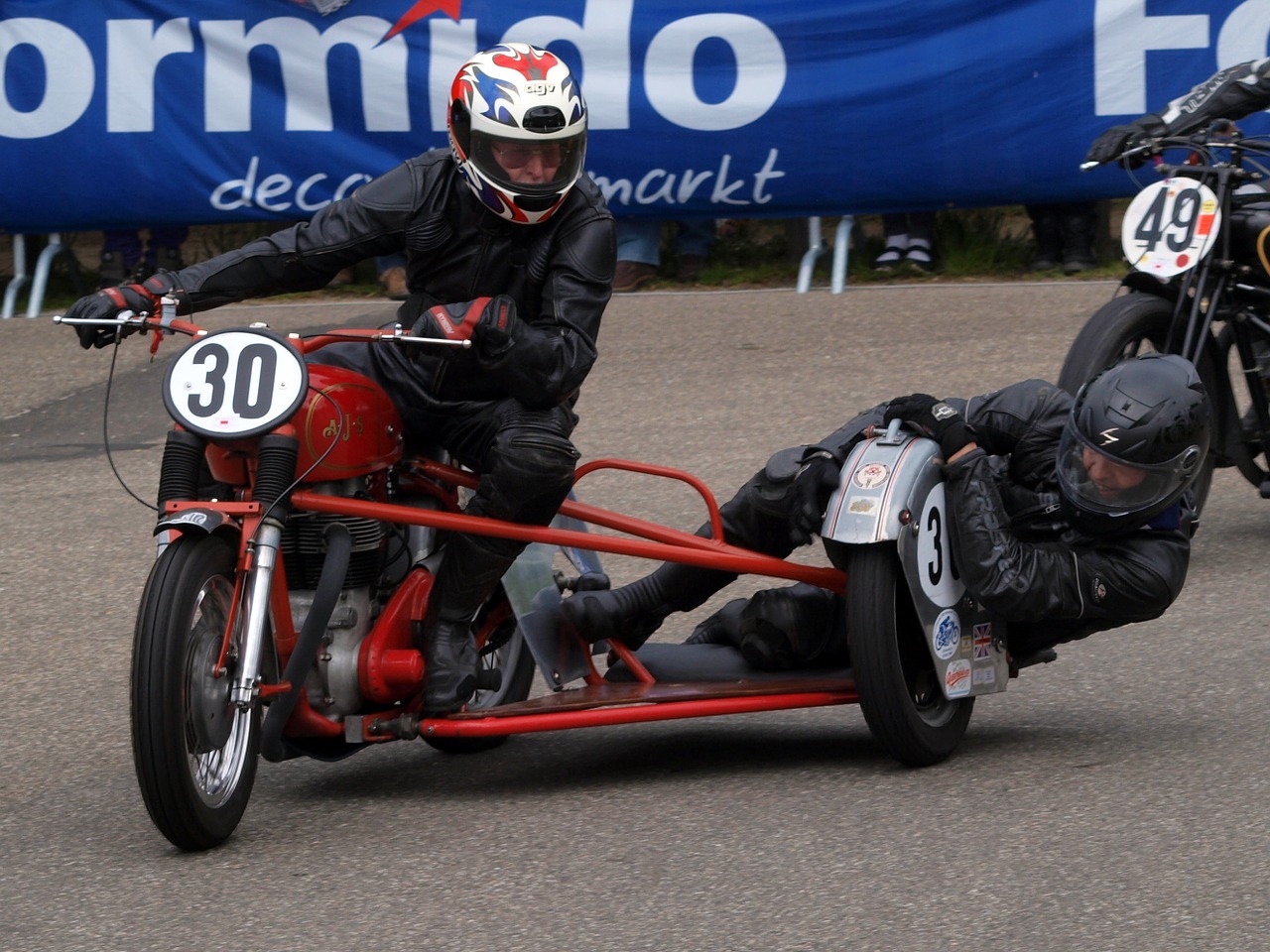 classic motorcycle race free photo