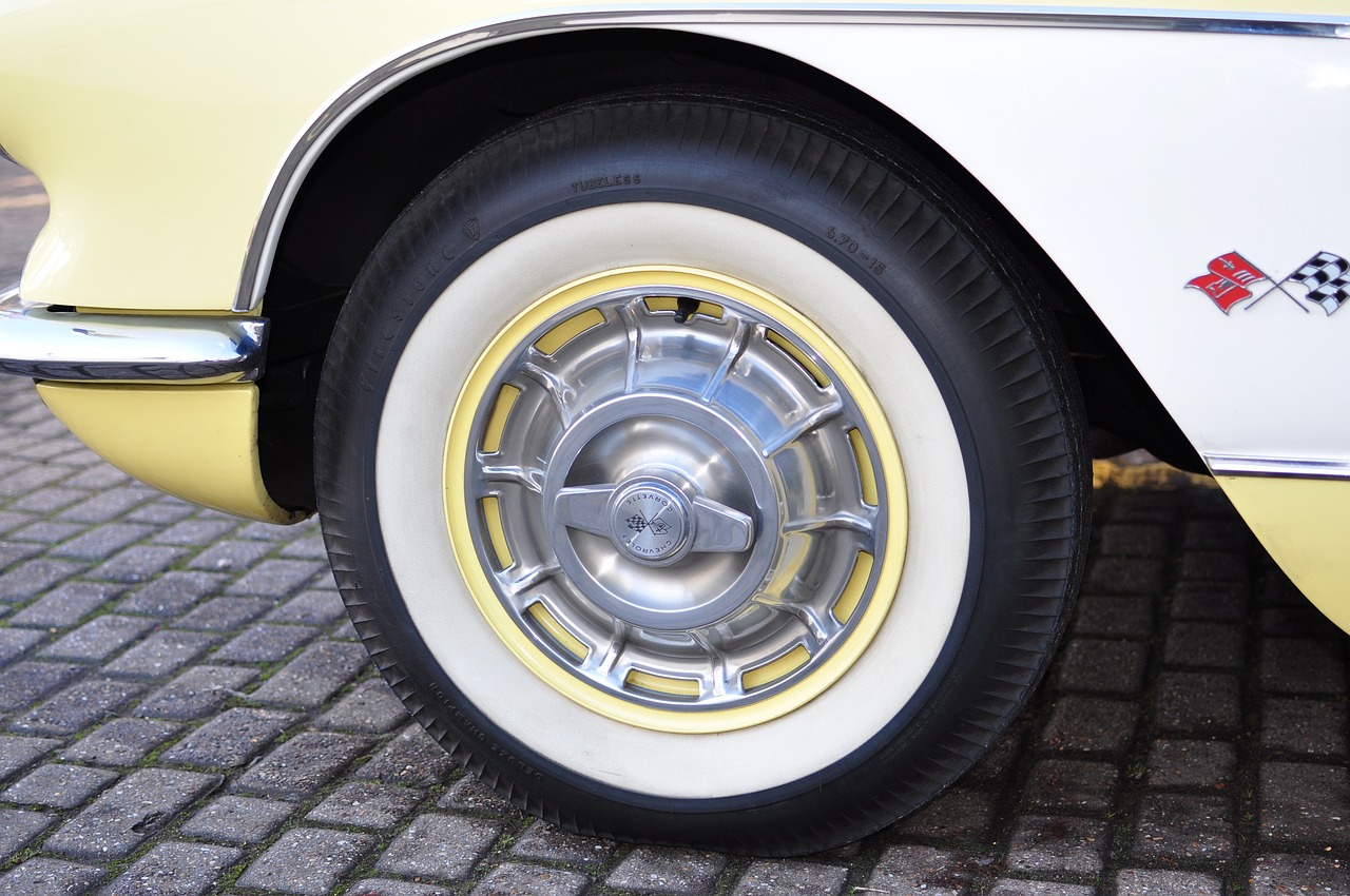 classic car wheel vehicle free photo