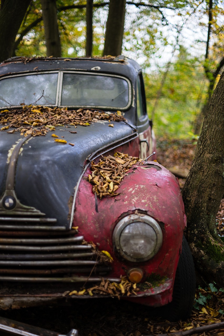 classic car rusted car free photo