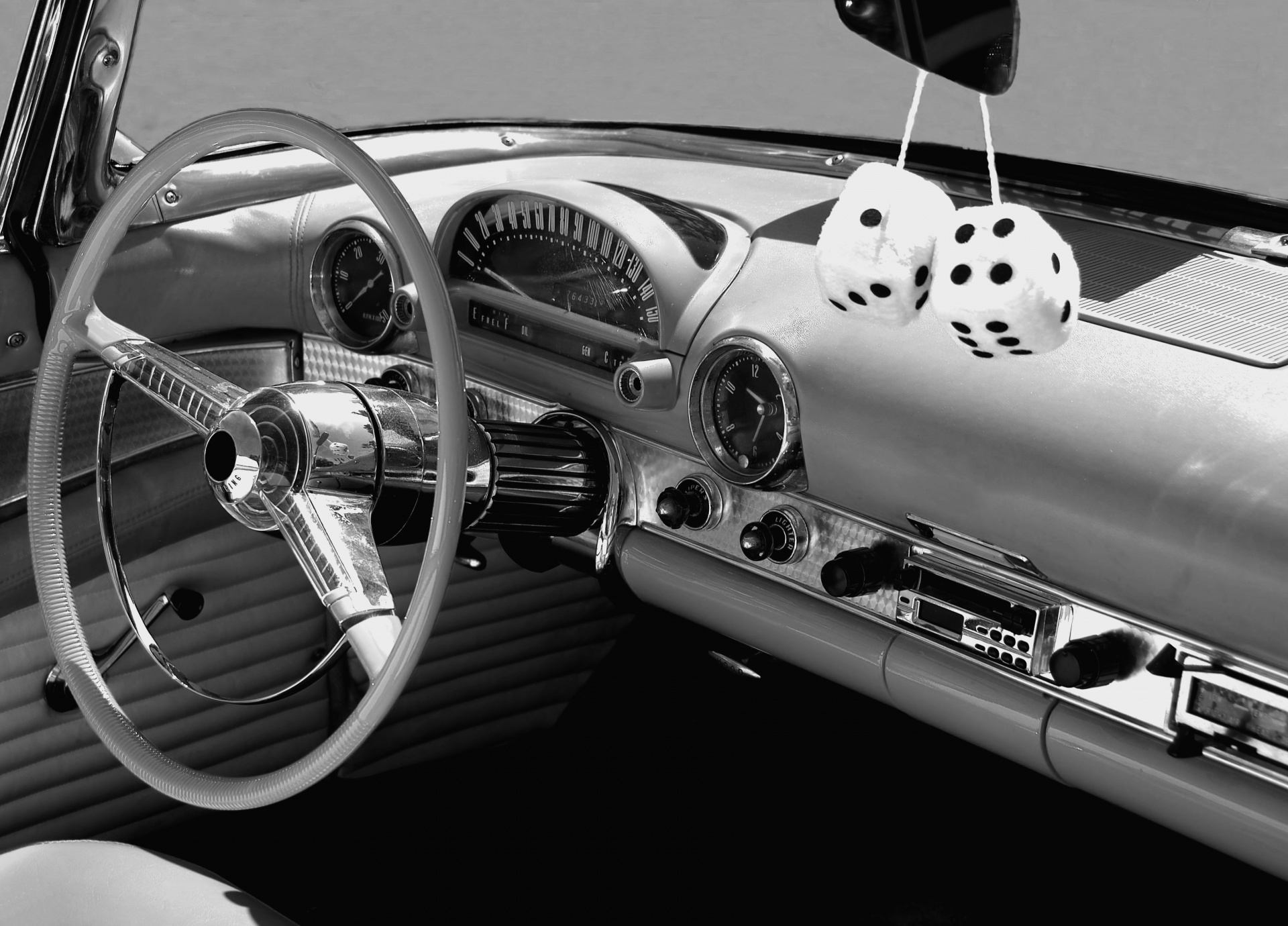 classic car interior design free photo