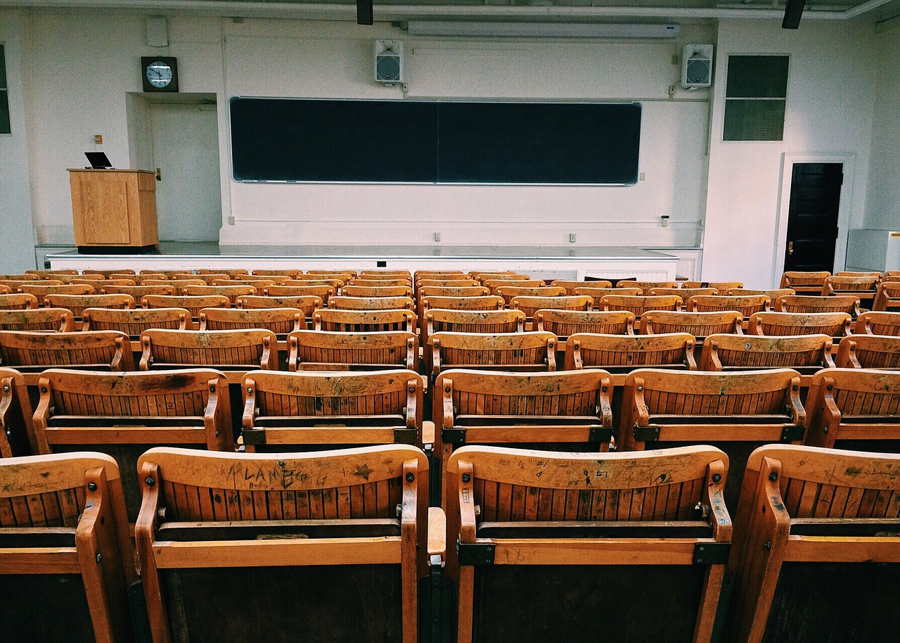 classroom lecture hall college free photo