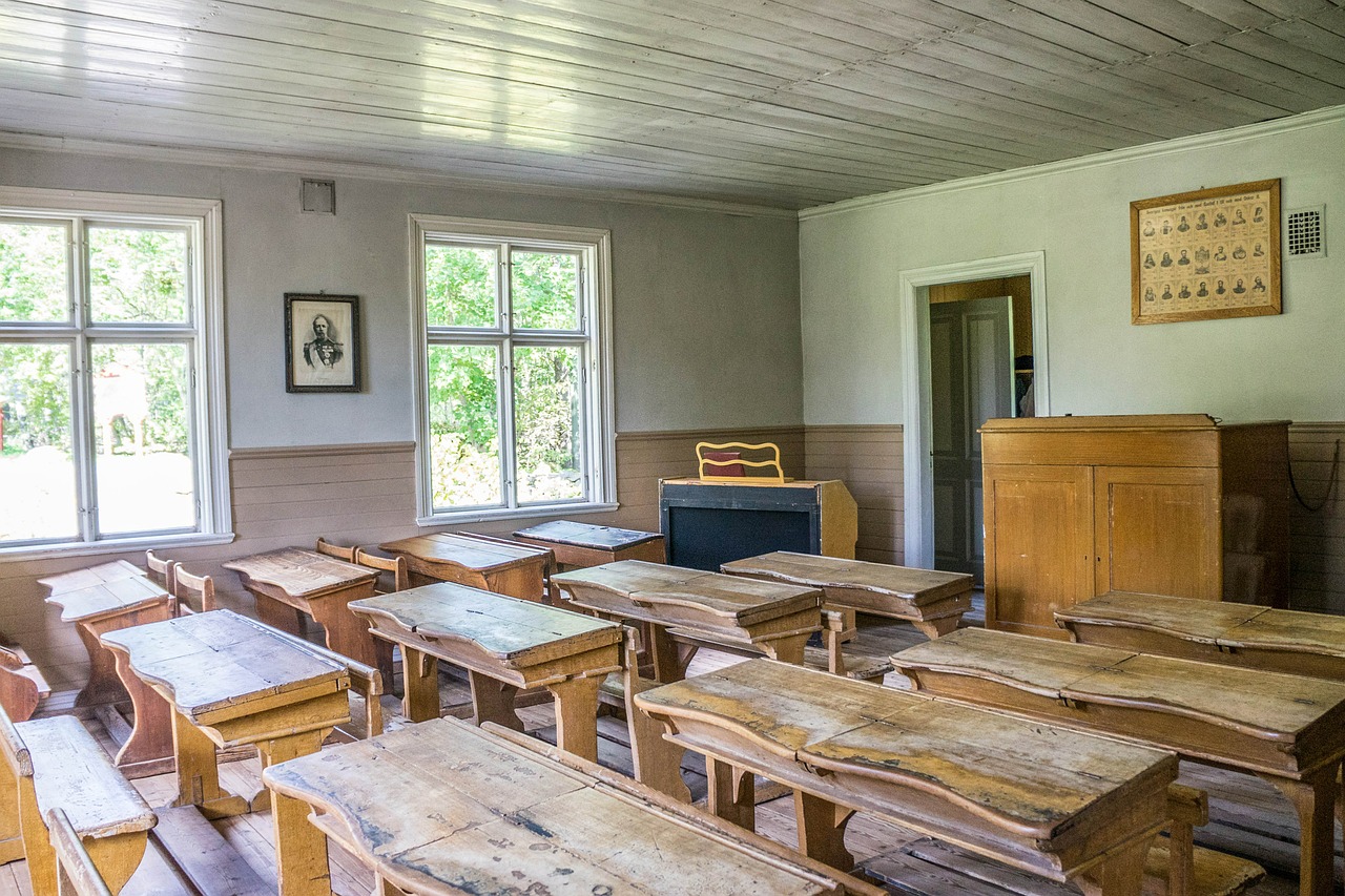 classroom skansen stockholm free photo