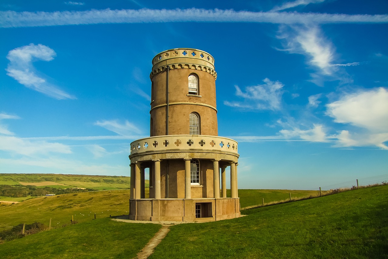 clavell tower building sky free photo