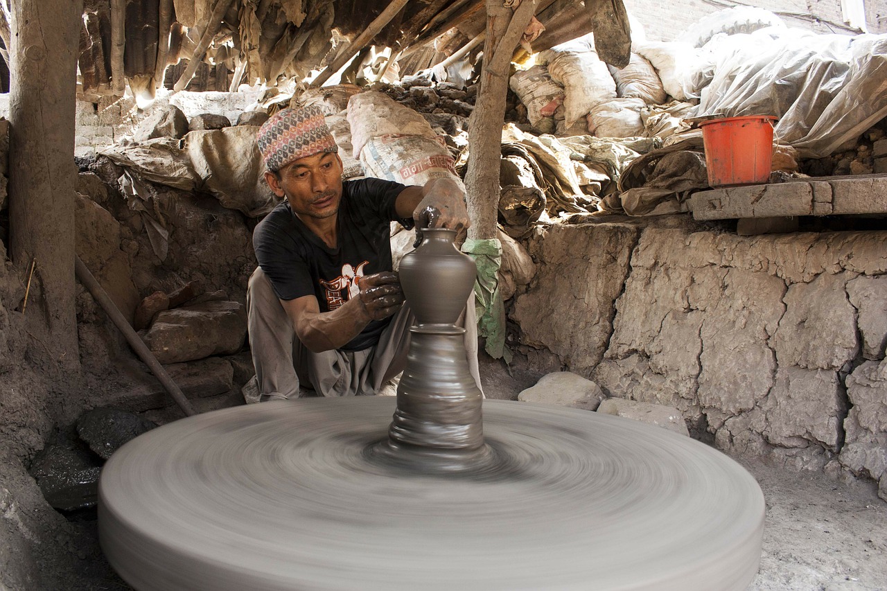 clay work bhaktapur clay free photo