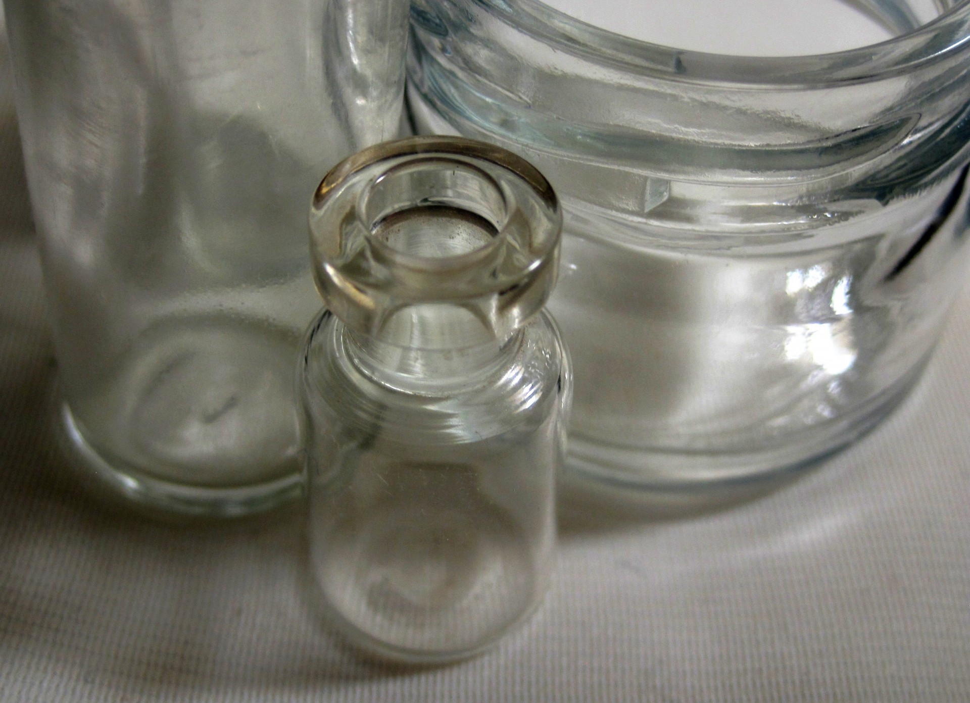 bottles glass clear free photo