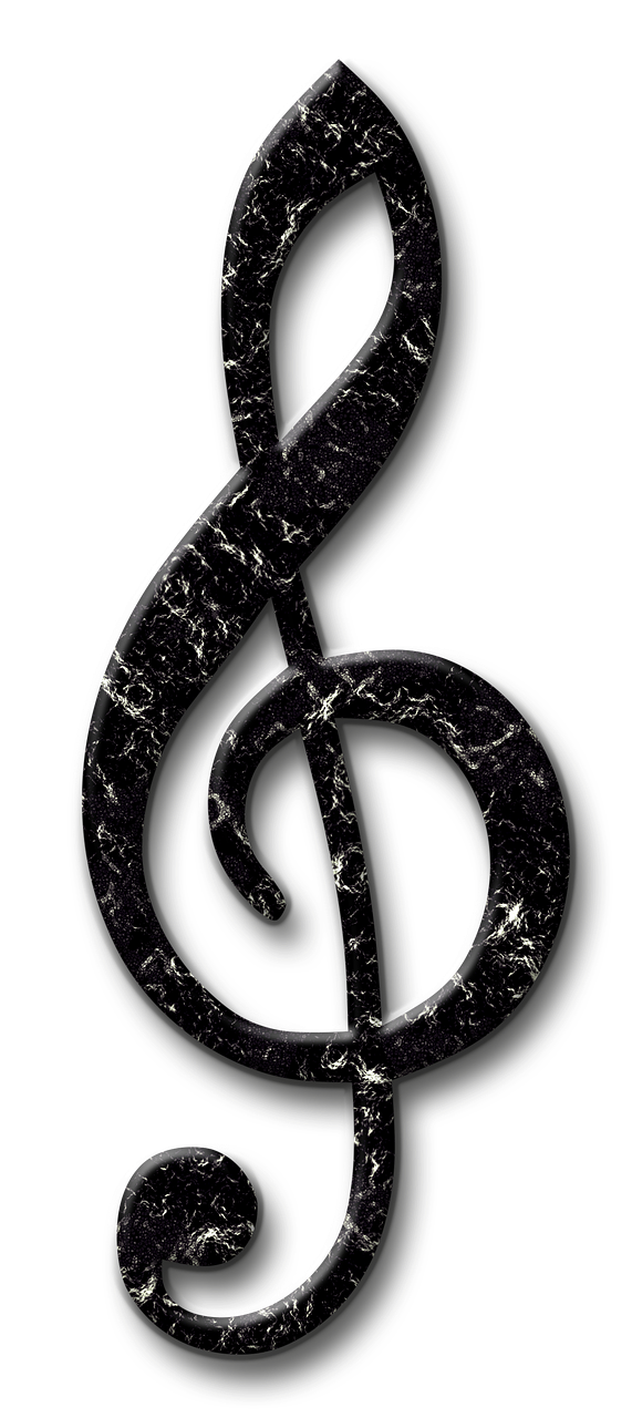 clef black marble effect free photo
