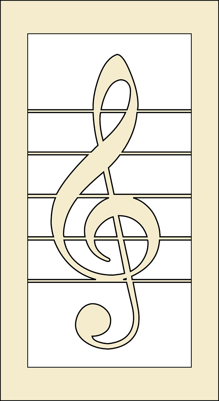 clef melody music free photo