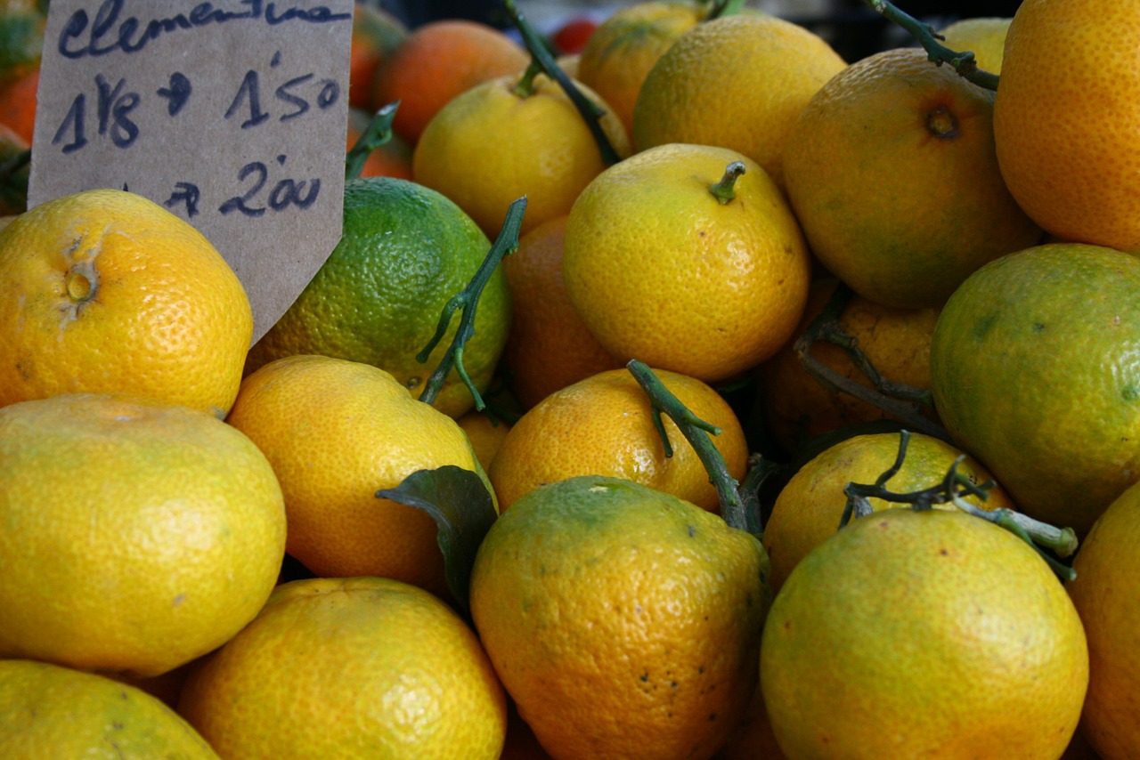 clementine fruits farmers market free photo