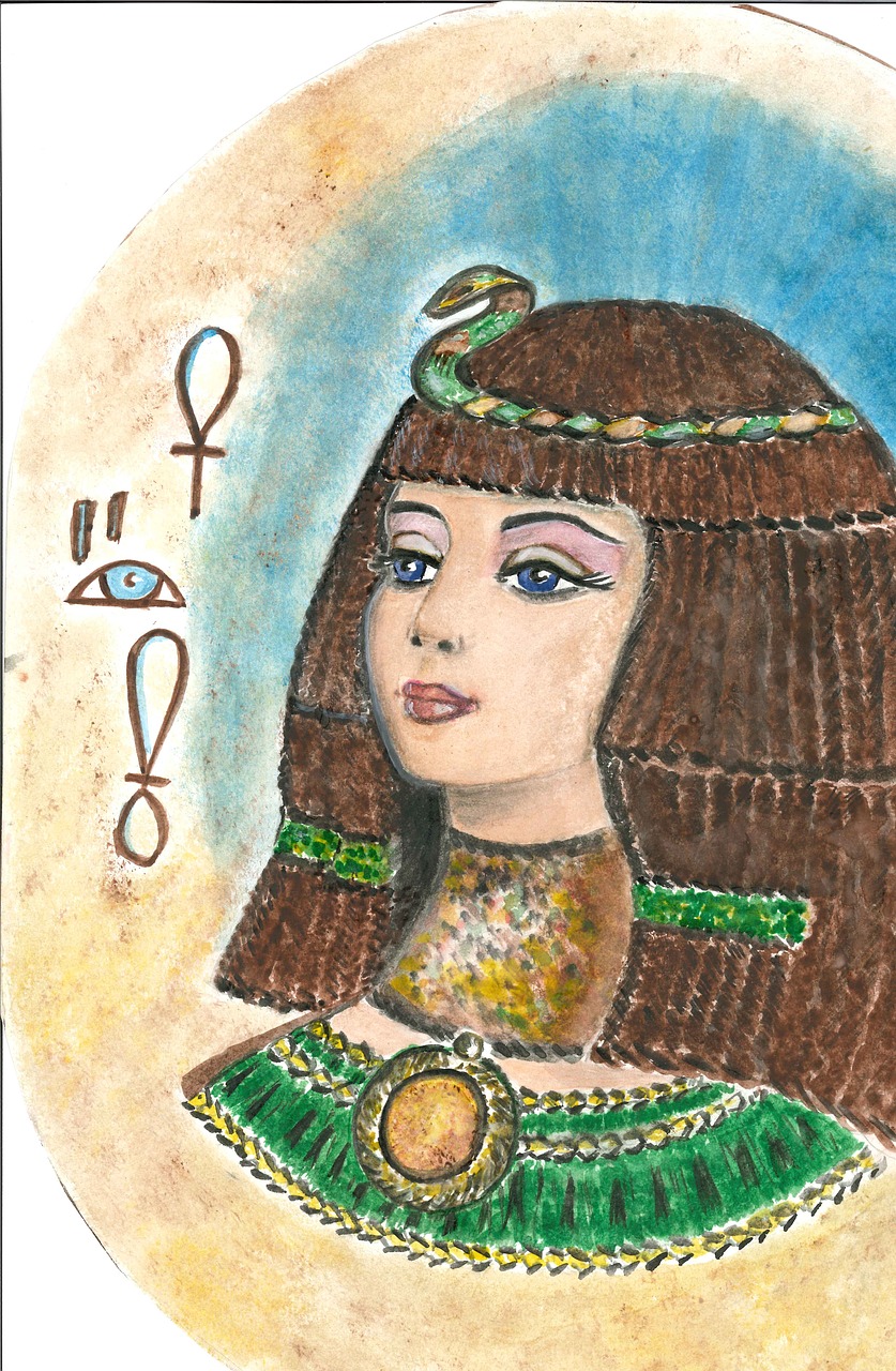 cleopatra painting picture free photo