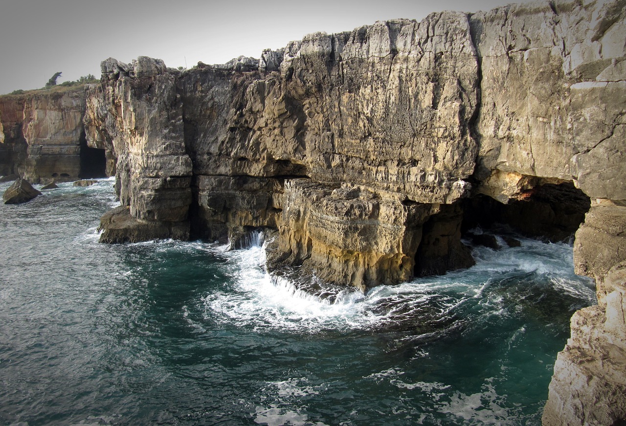 cliff rock coast free photo