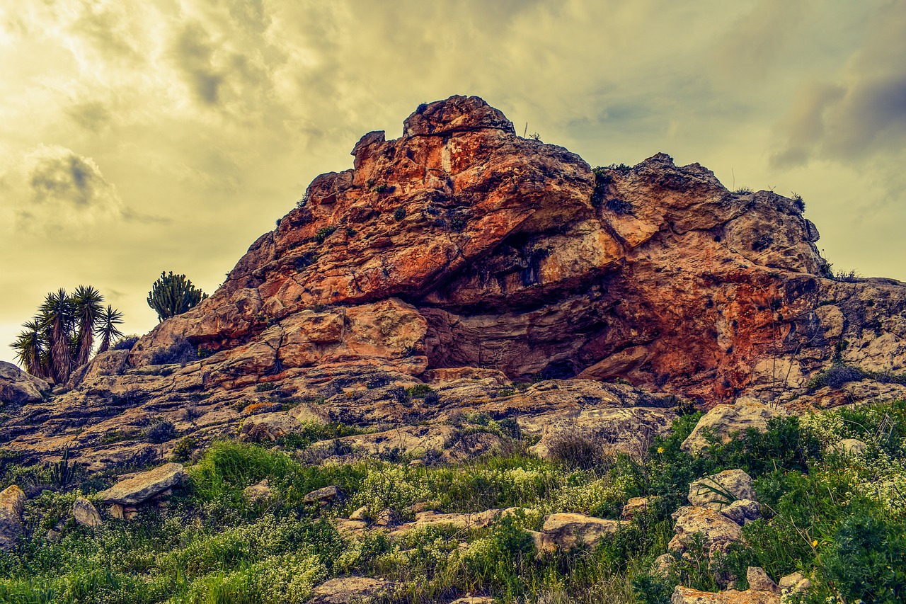 cliff rock landscape free photo