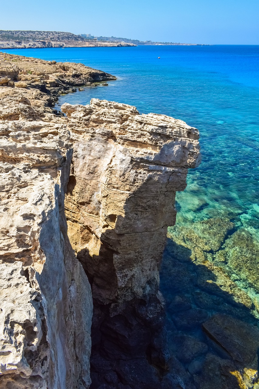 cliff sea rocky coast free photo