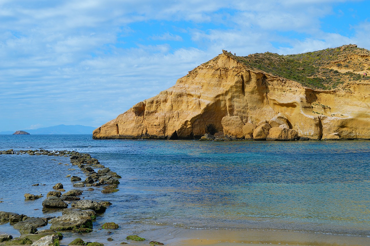 cliff sea mountain free photo