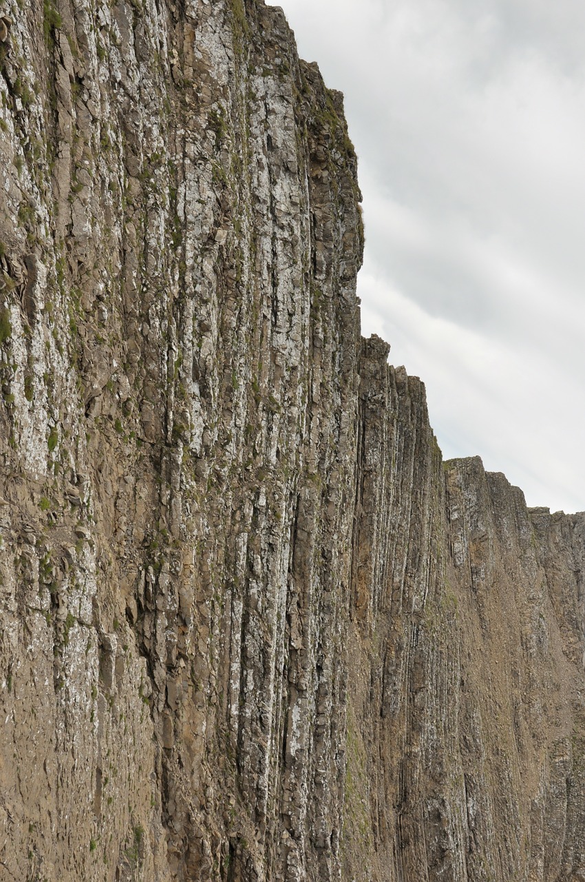 cliff basalt mountain free photo
