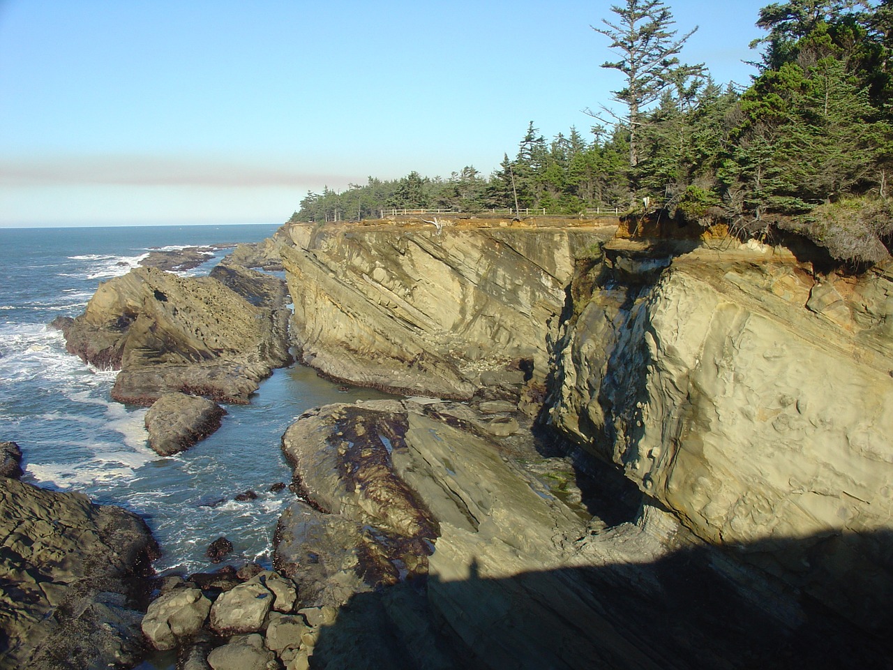 cliff ocean landscape free photo