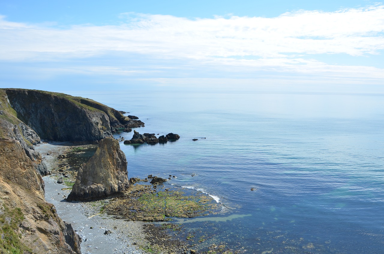 cliff  ocean  landscape free photo