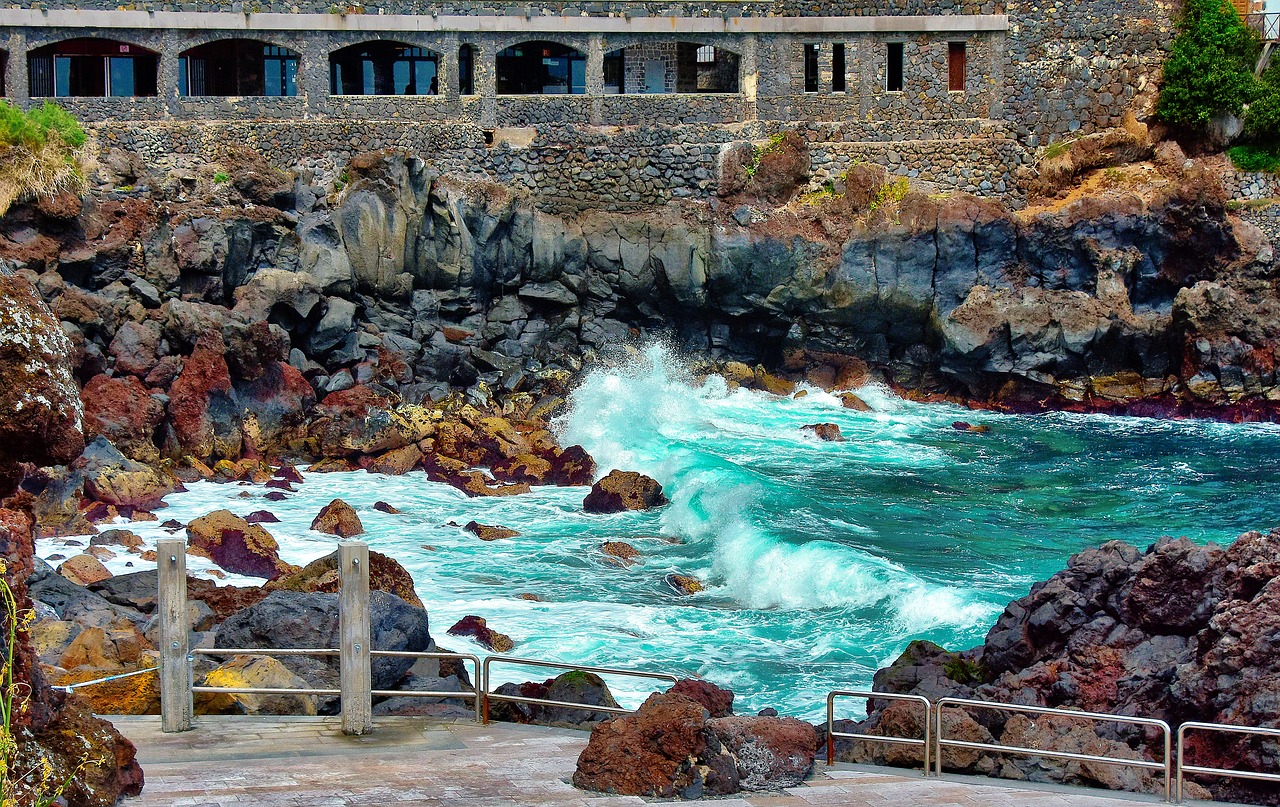 cliff  sea  tenerife free photo