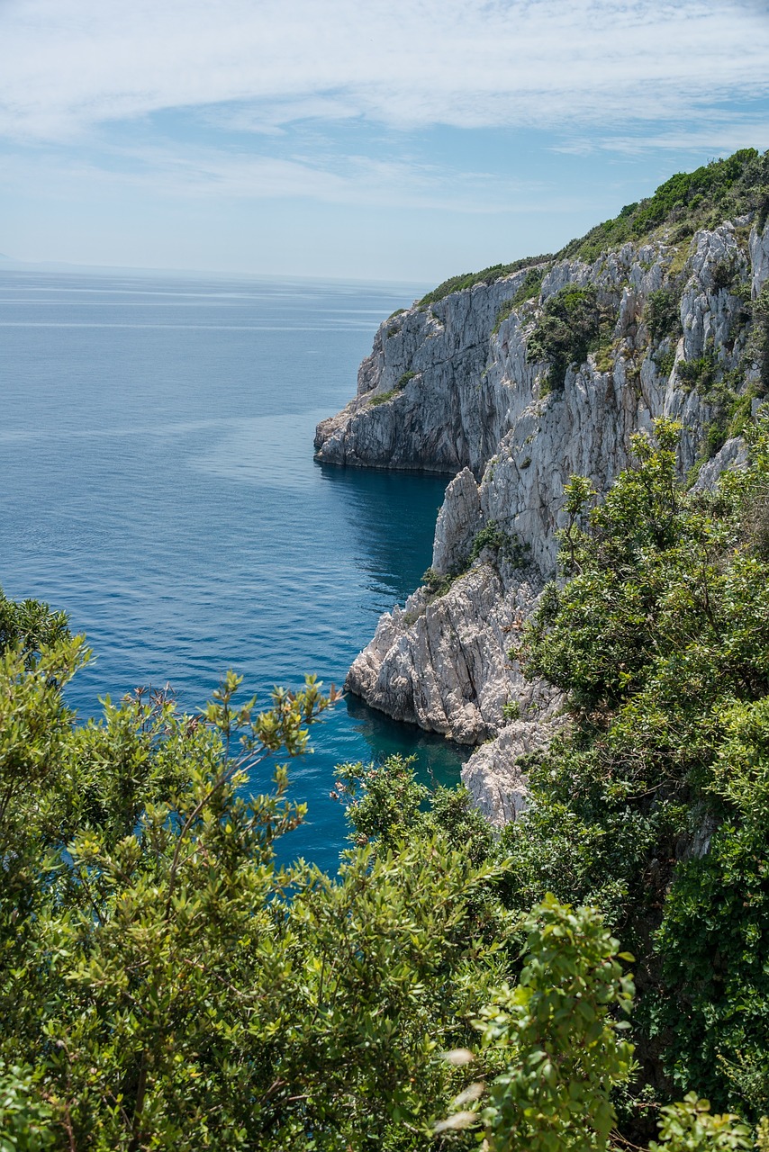 cliff ocean nature free photo