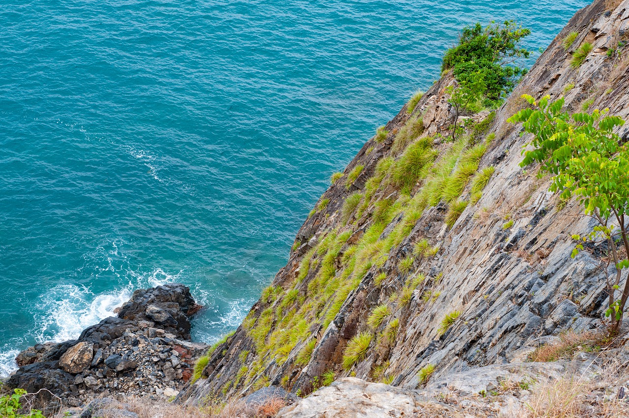 cliff  sea  nha trang free photo