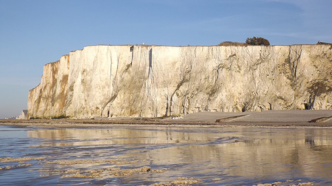 cliff sea beach free photo