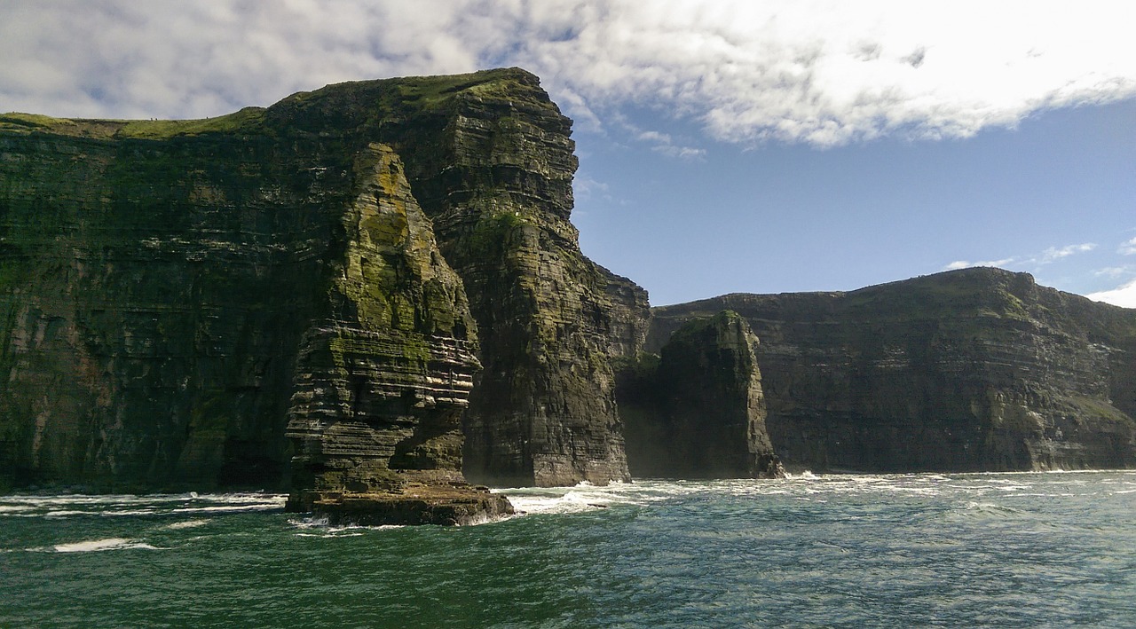 cliff sea sky free photo