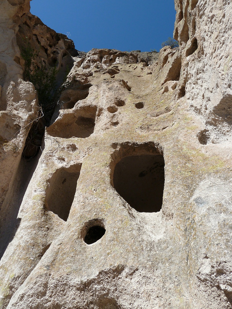 cliff dwelling rock limestone free photo