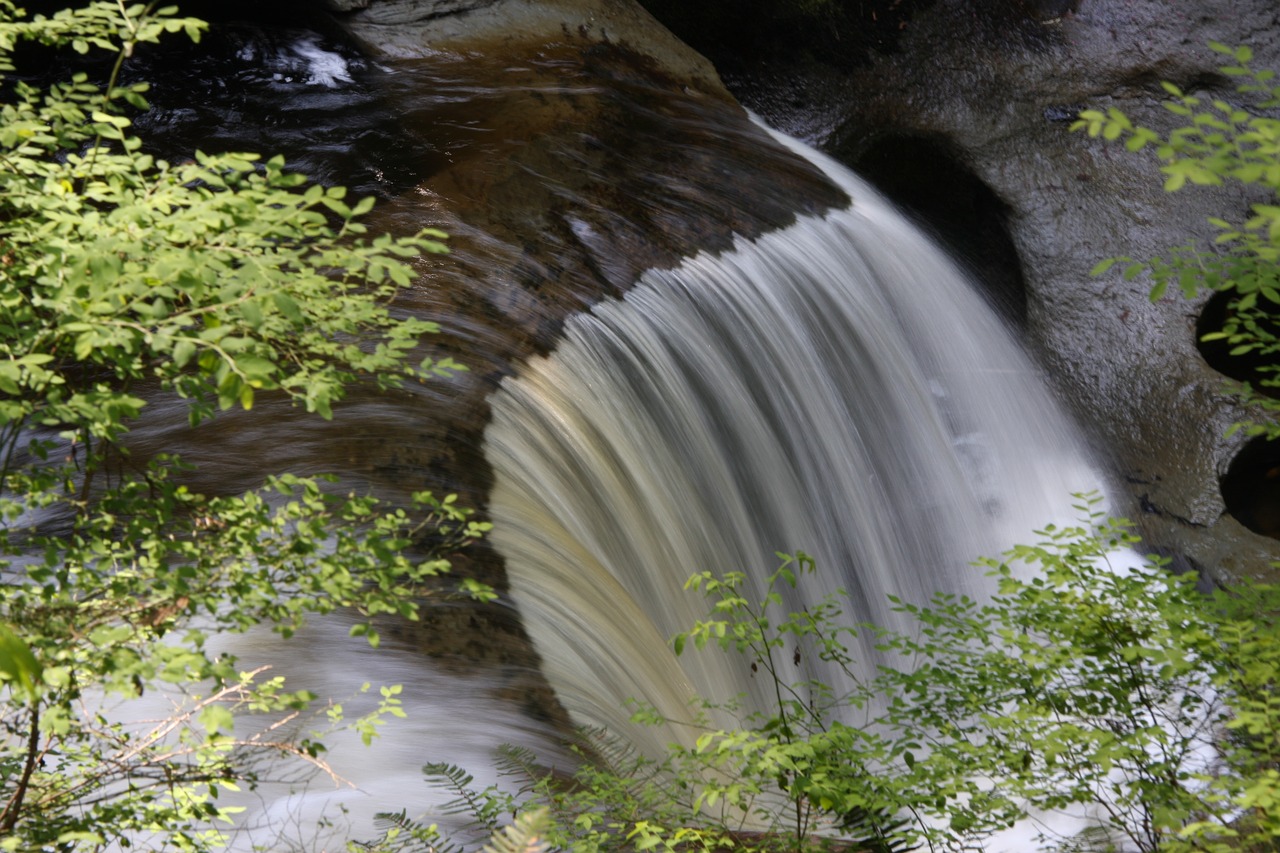 cliff falls  maple ridge bc  waterfall free photo