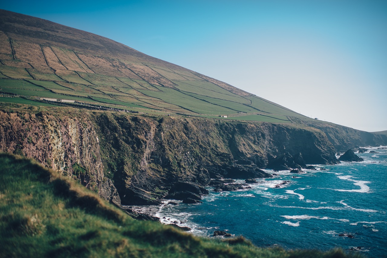 cliffs coast cliffside free photo