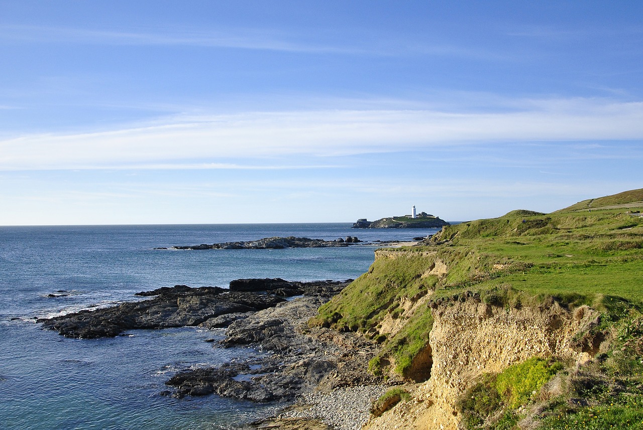 cliffs seaside landscape free photo