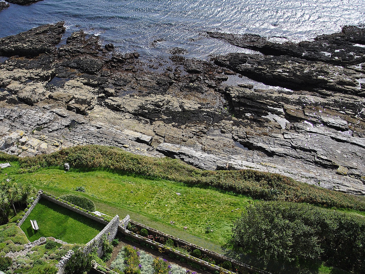 cliffs seaside landscape free photo