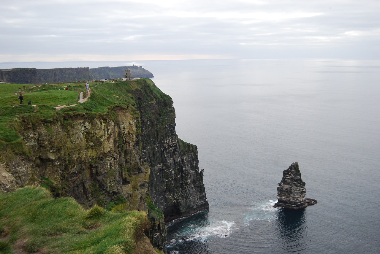 cliffs sea ireland free photo