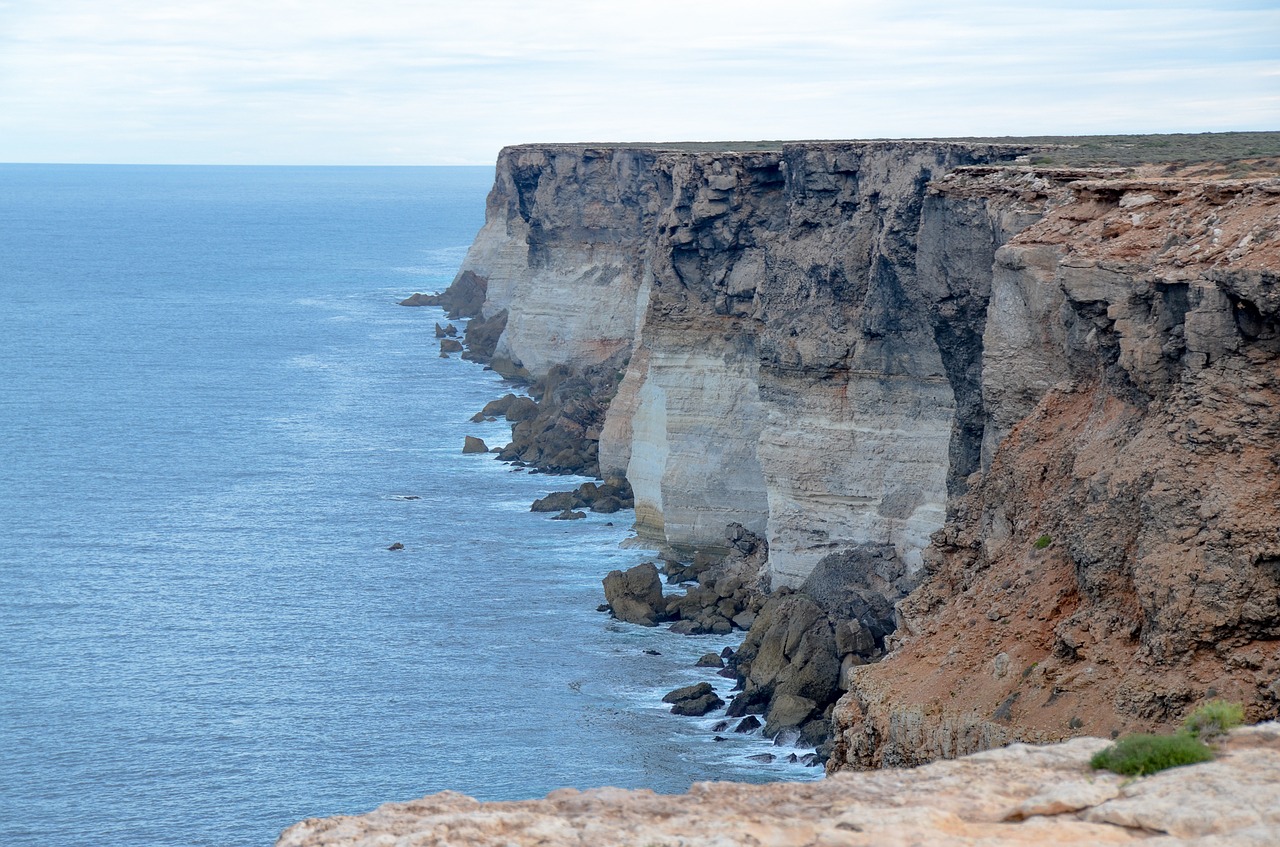 cliffs ocean head of bight free photo
