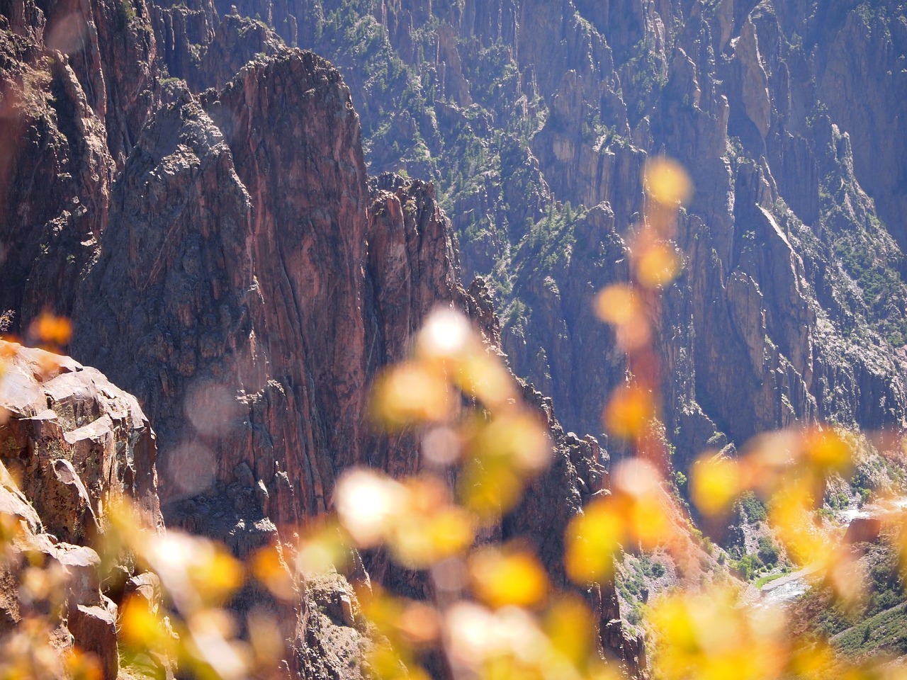 cliffs canyon river free photo