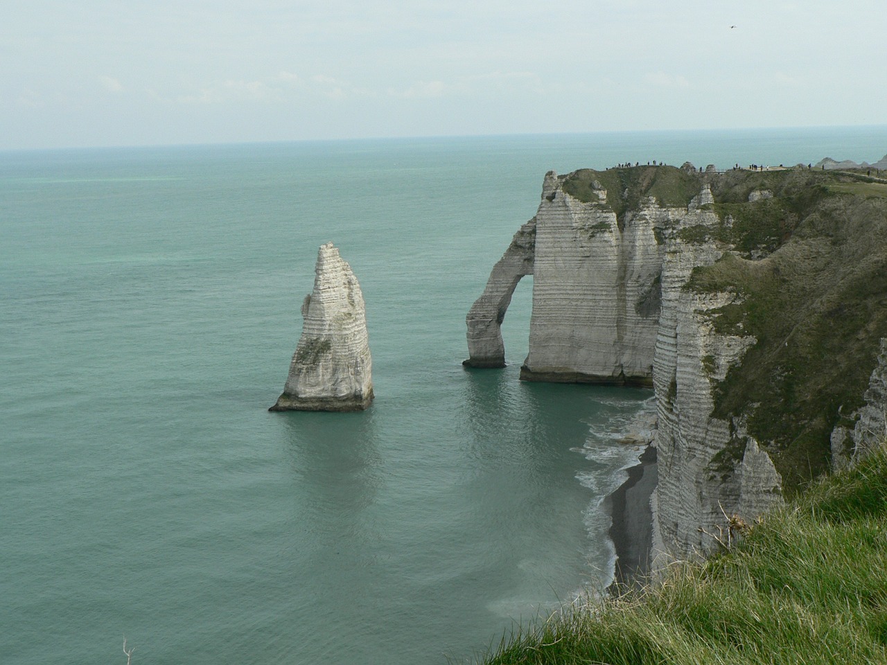 cliffs sea etretat free photo