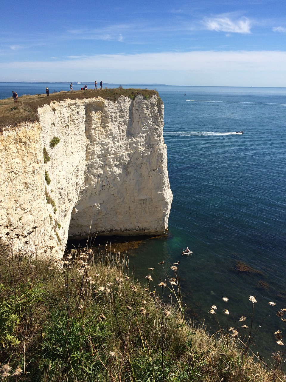 cliffs  united kingdom  sea free photo