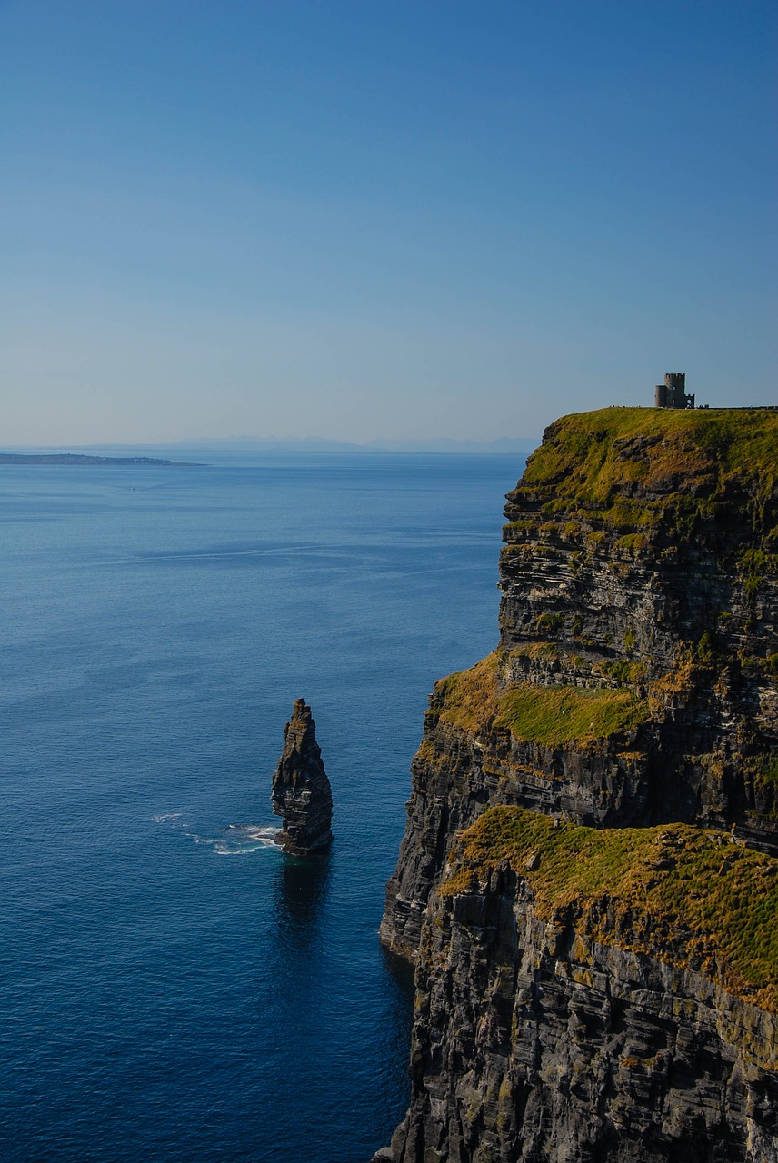 cliffs  ireland  sea free photo