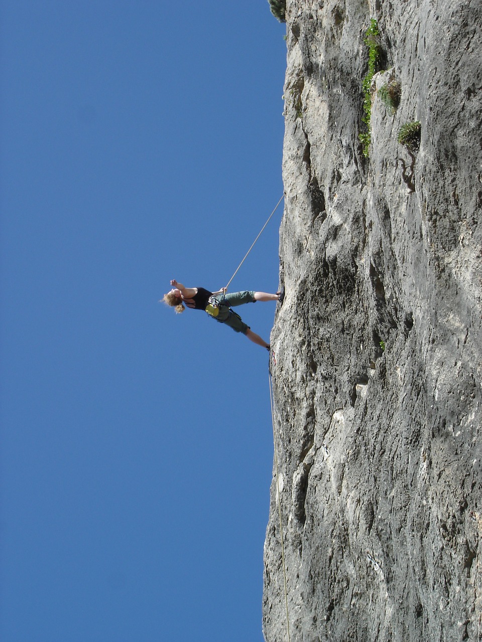 climb rock climber free photo