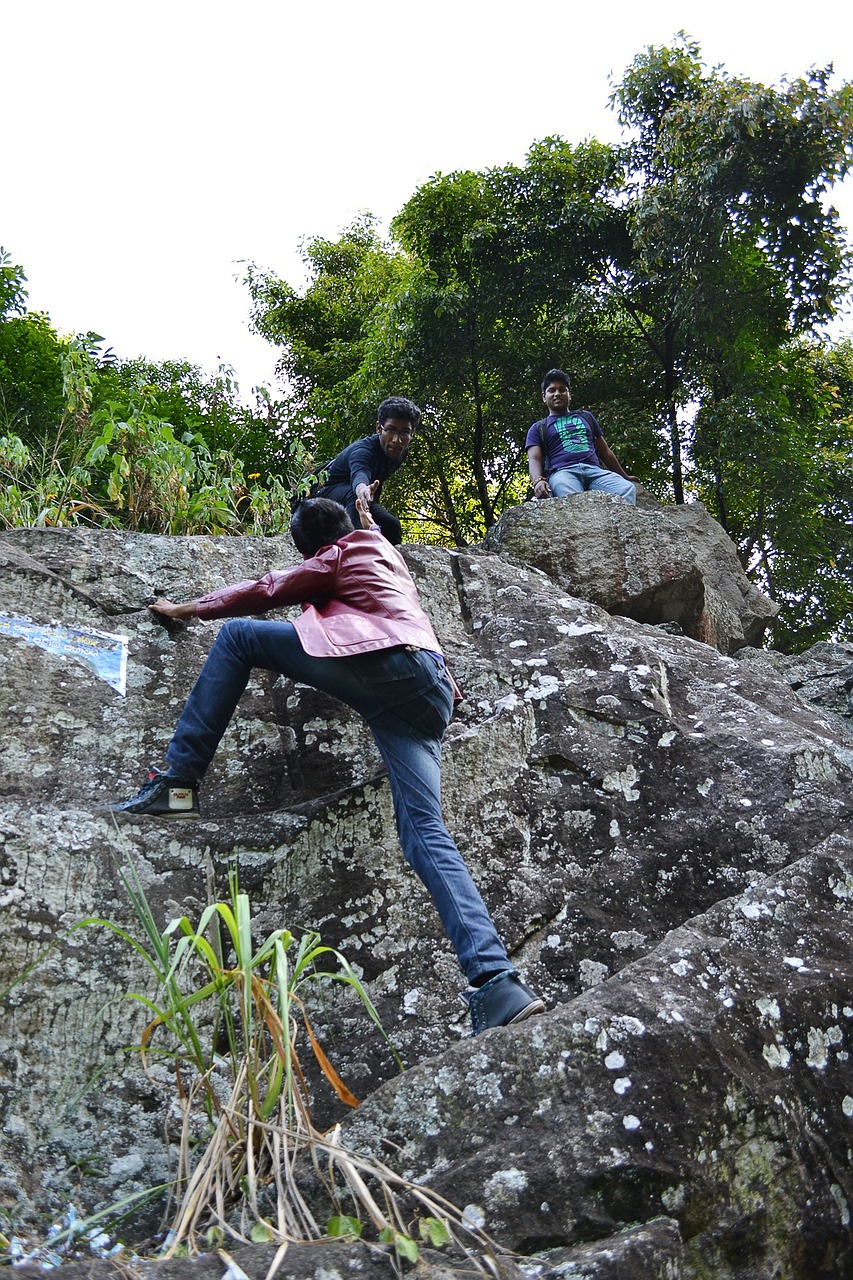 climb rock hard free photo