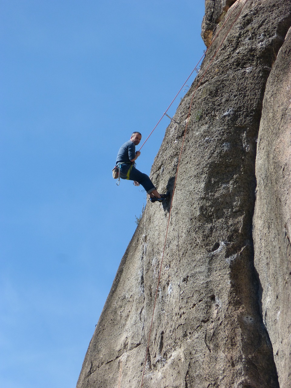 climber scalar rock wall free photo