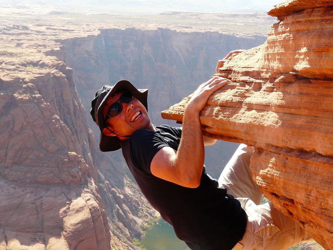 climber rock human free photo