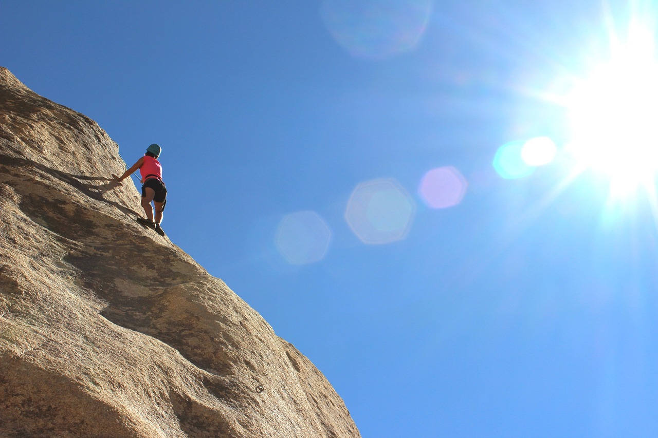 climber rock wall free photo