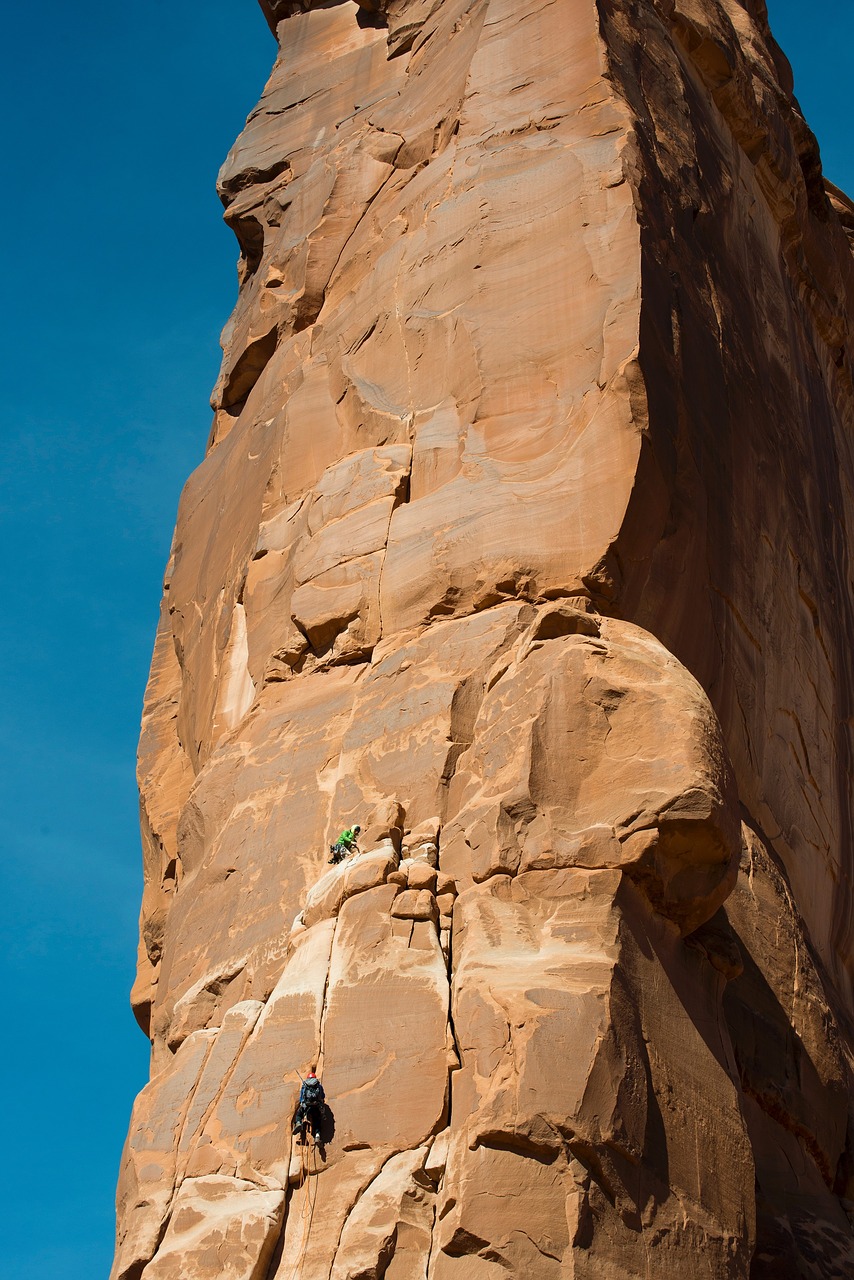 climbing rappelling rope free photo