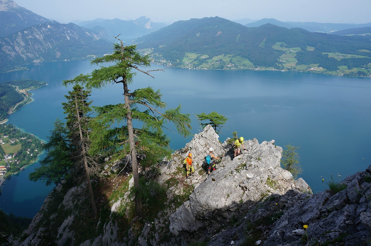climbing mountaineering village steinbach am attersee free photo