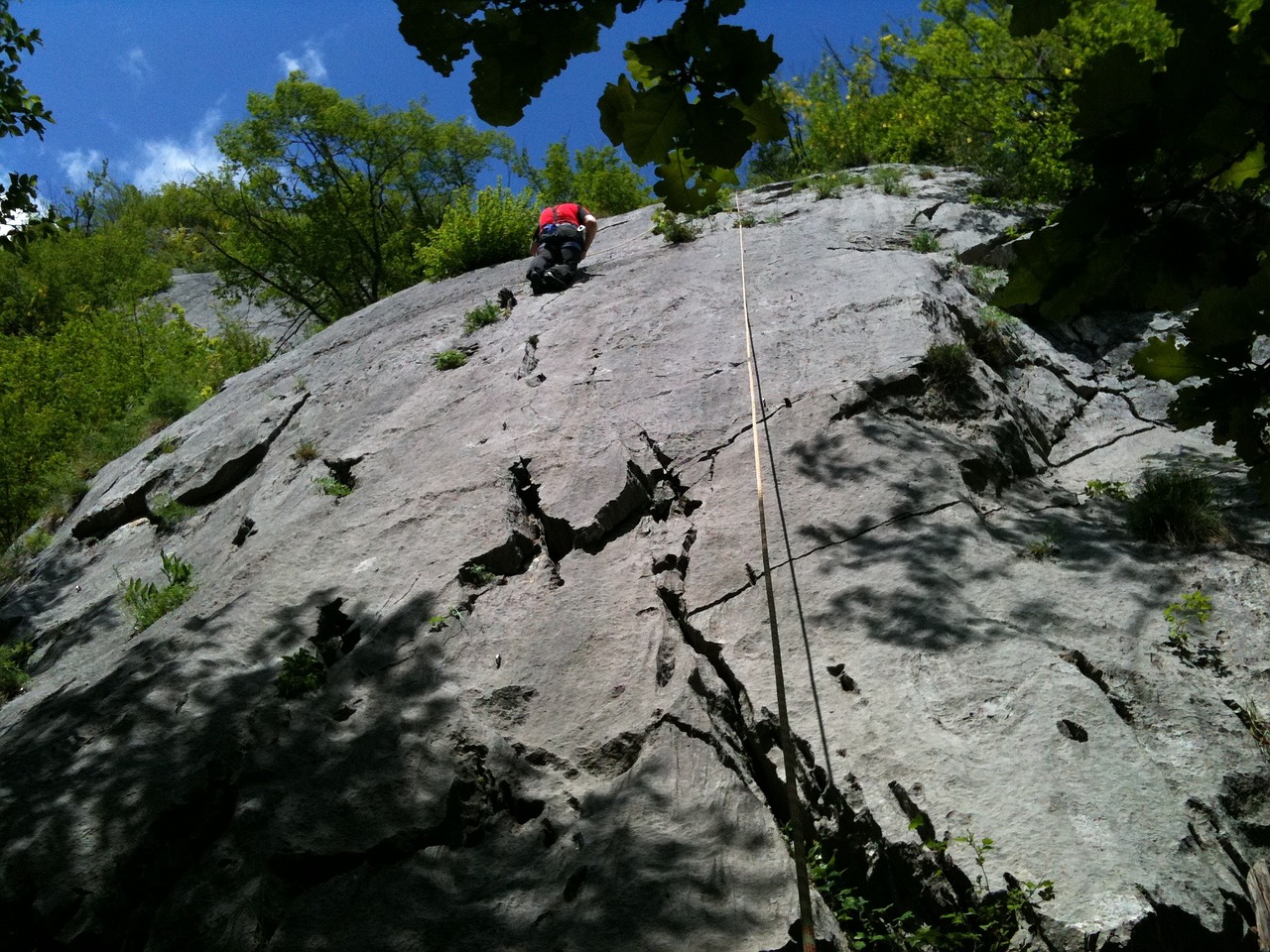 climbing rock lombardy free photo