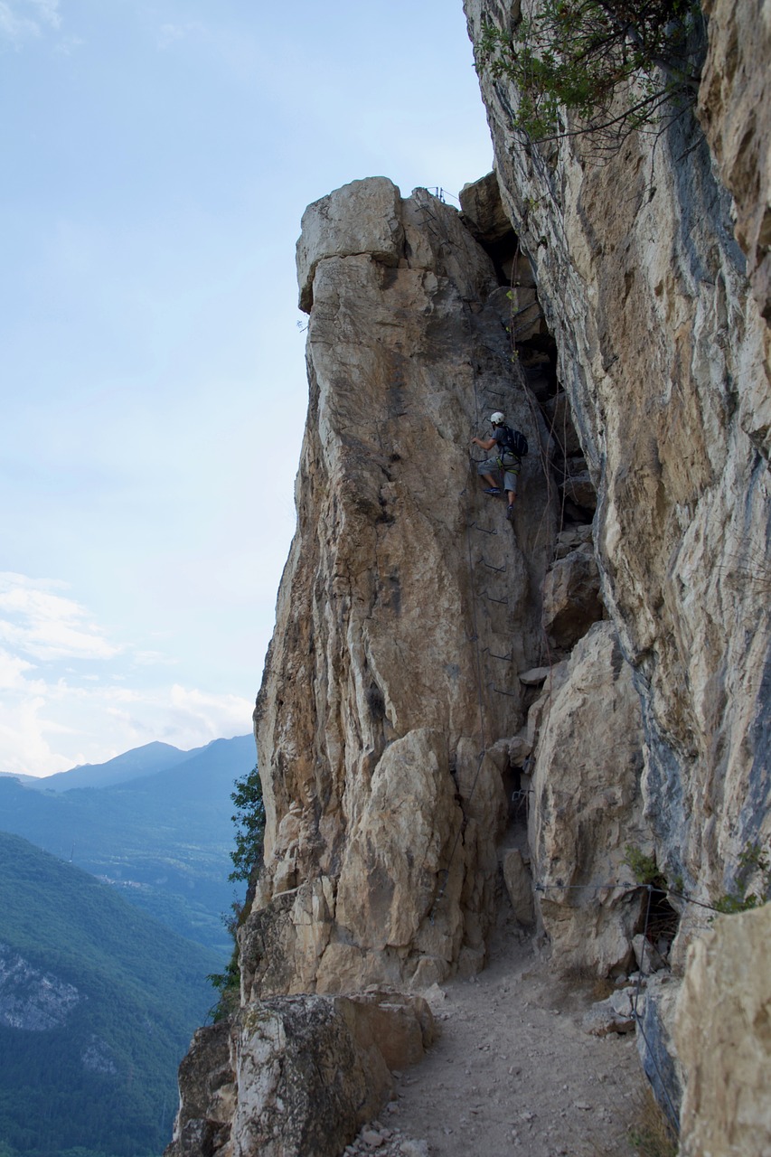 climbing ferrata sport free photo