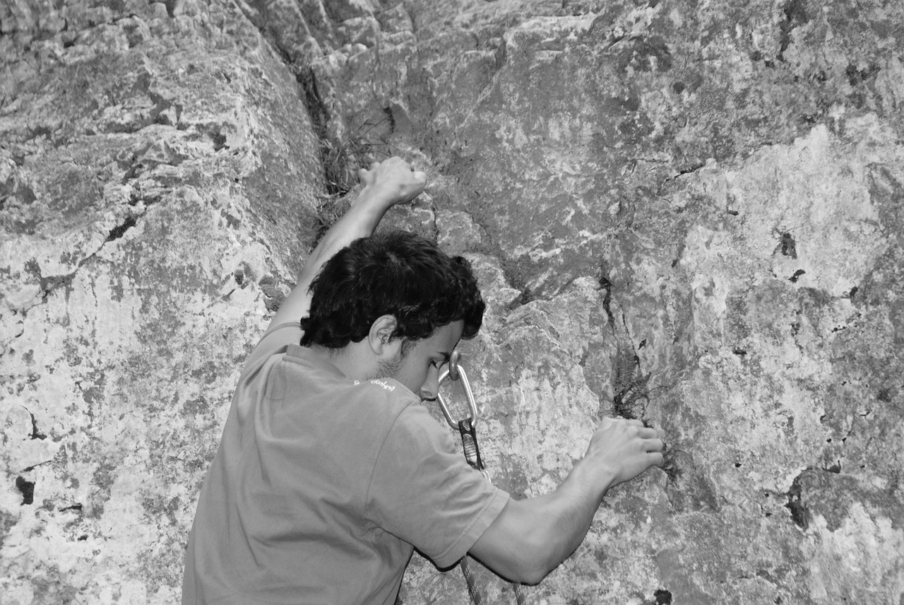 climbing nature mountain free photo