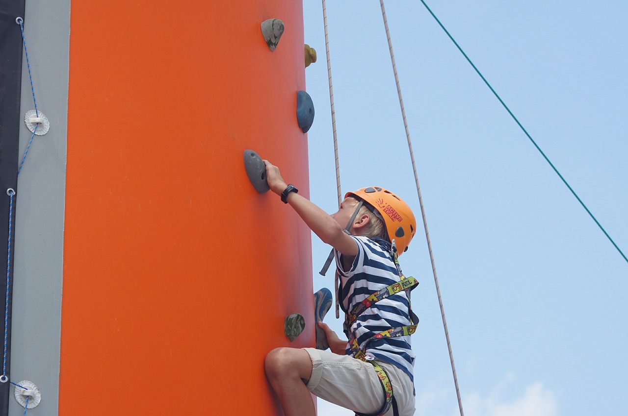 climbing child safety free photo